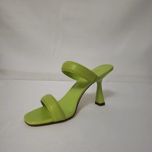 New Michael Kors Limeade Clara Leather Dress Sandals Size 5.5